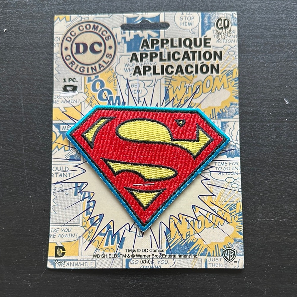Superman Logo Applique Patch
